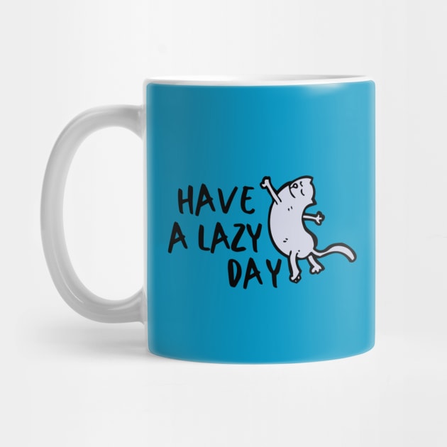 Lazy Kitty Relax Introvert Awkward Relax Cute Funny Sarcastic Happy Fun Inspirational Gift by EpsilonEridani